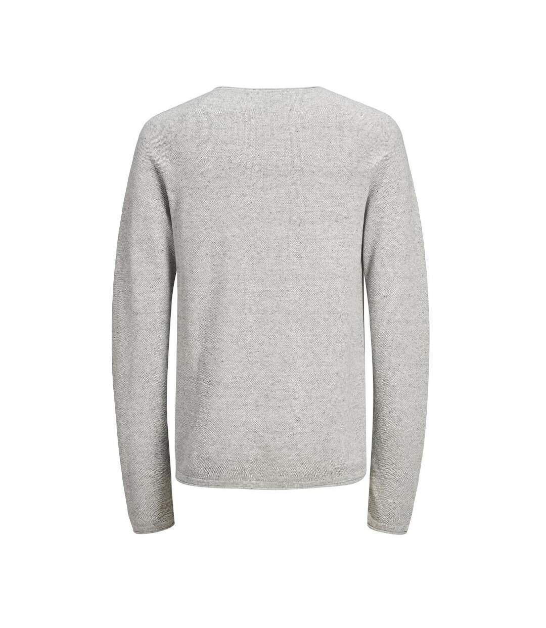 Pull Gris Homme Jack & Jones Knit Crew - L-2