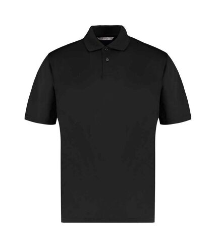 Kustom Kit Mens Cooltex Plus Regular Polo Shirt (Black)