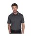 Mens Performance Polo Shirt Charcoal Island Green-1