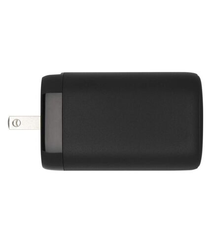 Adapt recycled plastic travel charger one size black Generic