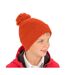 Result Womens/Ladies Winter Essentials Pom Pom Beanie (Fluoresent Orange) - UTBC4638
