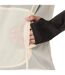 Womens/ladies Metarun Lightweight Packable Gilet Cream Asics-4