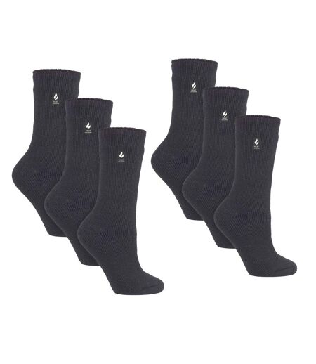 Heat Holders - 6 paires de chaussettes thermiques d'hiver épaisses pour dames