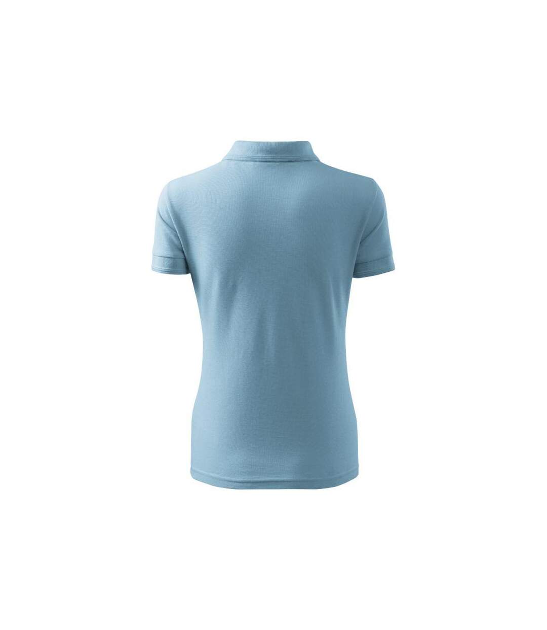 Womens/ladies Pique Polo Shirt Denim Malfini-4