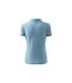 Womens/ladies Pique Polo Shirt Denim Malfini-4