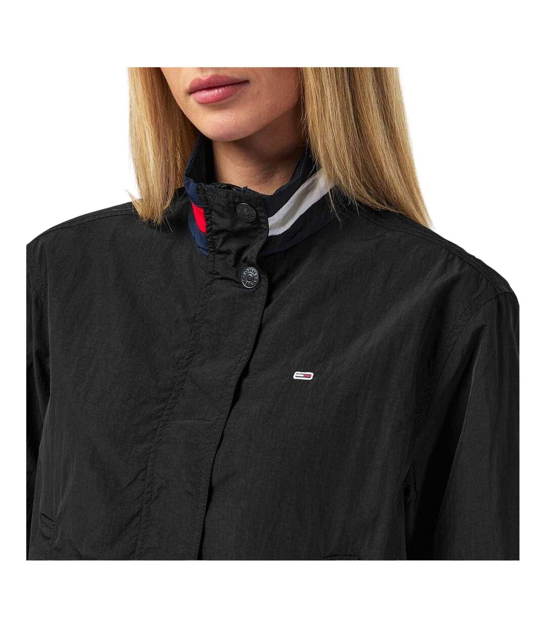 Womens/ladies Essential Harrington Jacket Black Tommy Jeans-4
