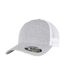 Unisex adult 110 mesh two tone cap silver/white melange Flexfit-1
