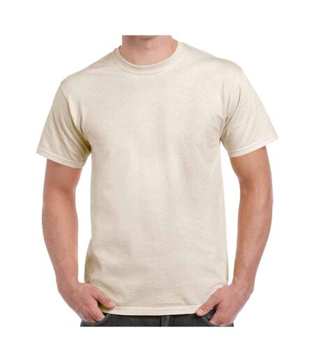 Mens heavy cotton t-shirt natural Gildan