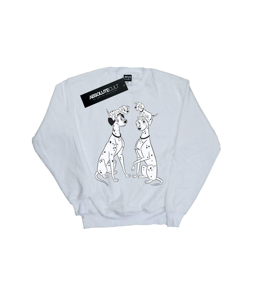 Disney Sweat-shirt Femme/Les femmes 101 Dalmatians Family (Blanc) - UTBI12313-1