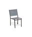 Chaise de Jardin Empilable Tolede 87cm Gris Anthracite-1