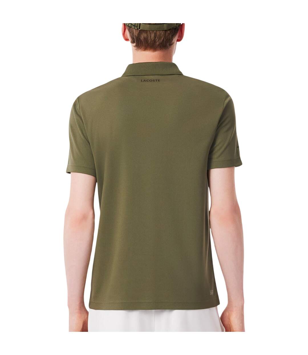 Mens Ultra Dry Slim Polo Shirt Green Lacoste-3