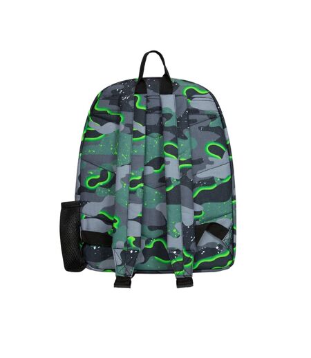 Sac à dos taille unique vert / noir / gris Hype