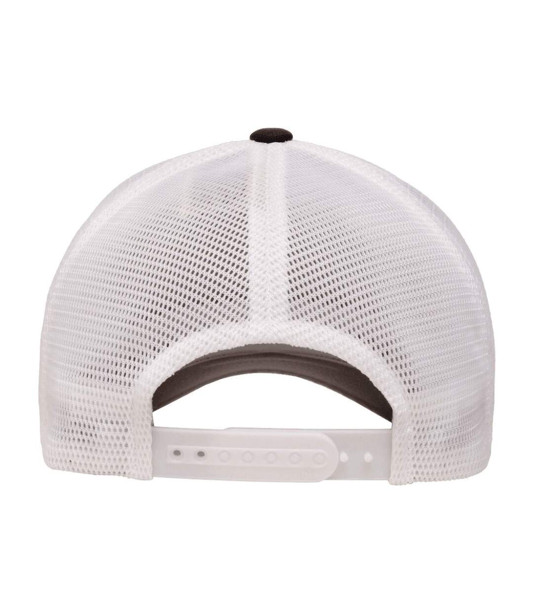 Casquette adulte gris foncé / blanc Flexfit-2