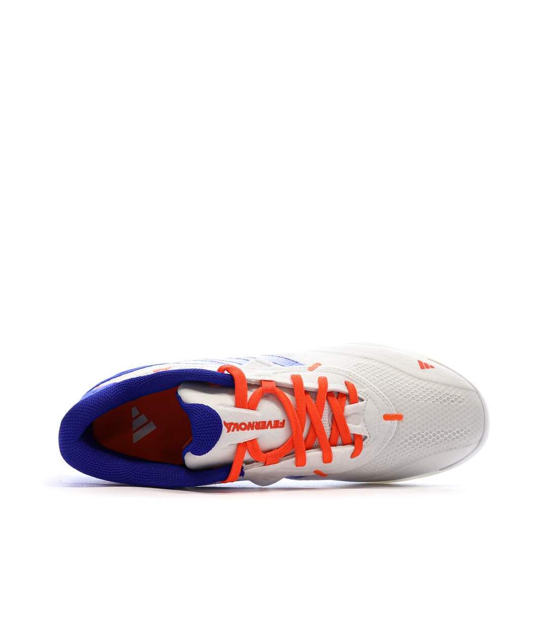 Chaussures de futsal blanc/bleu/rouge homme adidas fevernova-4