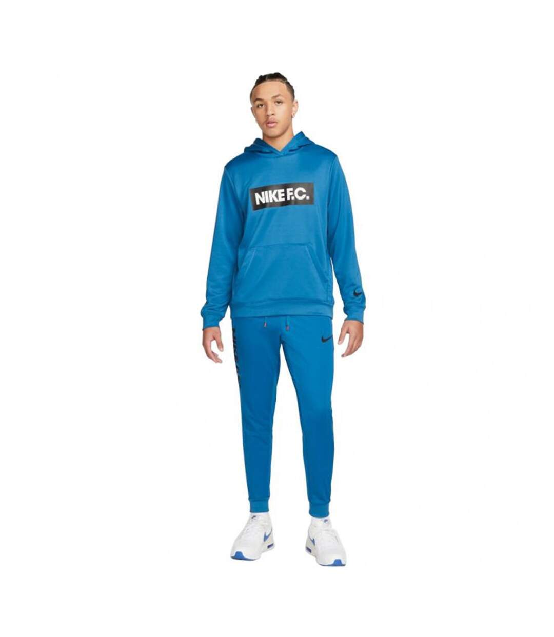 Sweat À Capuche Df Fc Libero Homme Bleu Nike-1