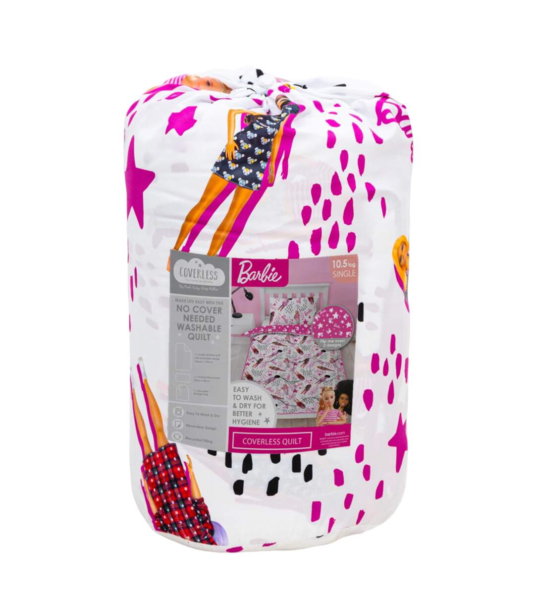 Stars Reversible Duvet Set Multicoloured Barbie-4