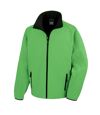 Result Mens Core Printable Softshell Jacket (Vivid Green / Black)