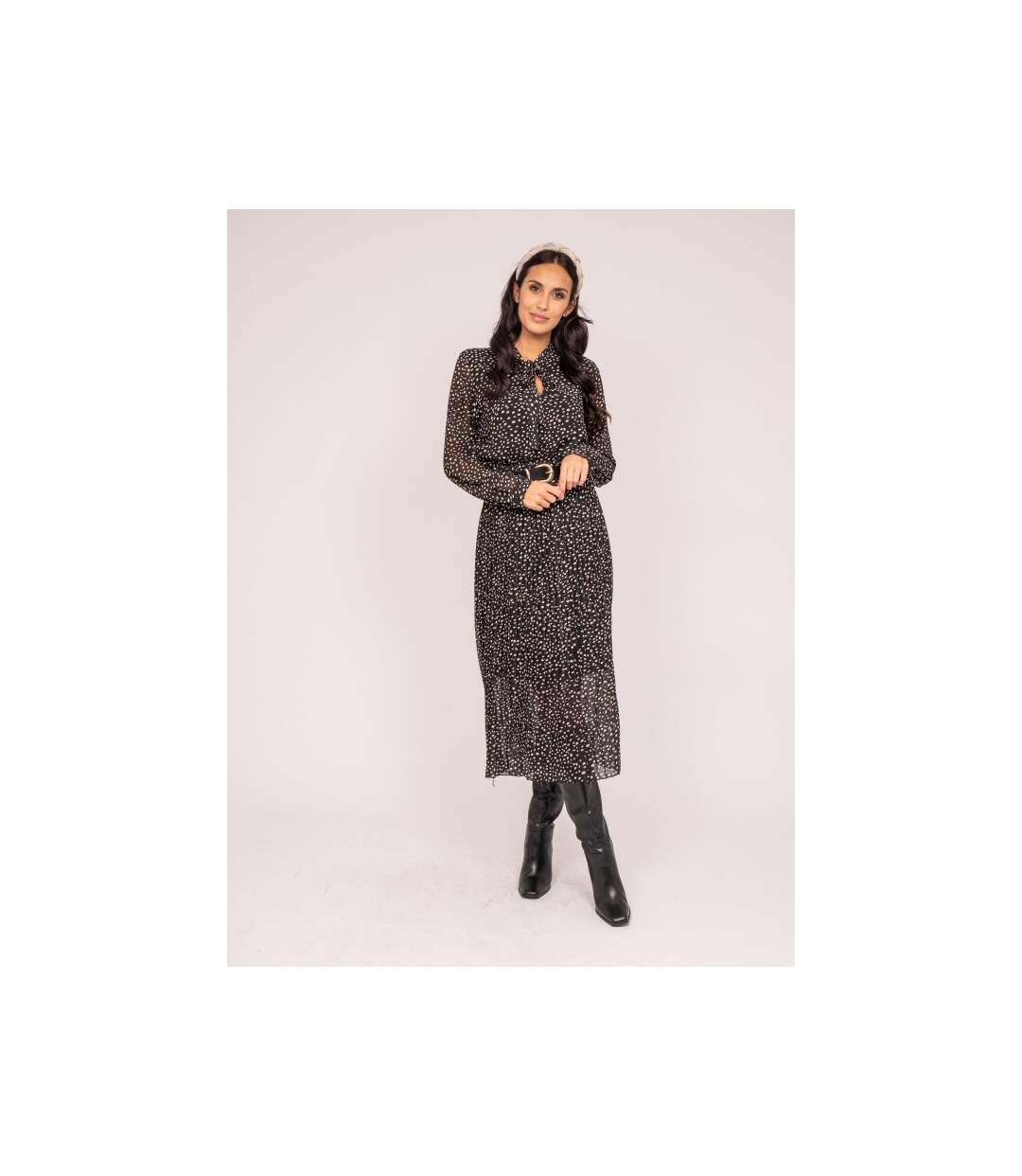 Robe longue motifs IOLD - Dona X Lisa-4