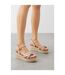 Good For The Sole Womens/Ladies Amber Wide Wedge Sandals (Blush) - UTDP2071