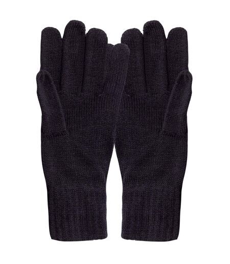 Regatta Unisex Knitted Winter Gloves (Black) - UTRG1437