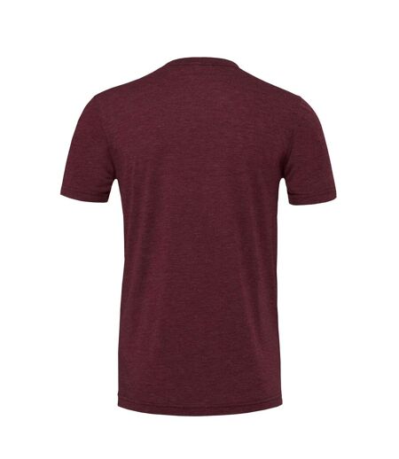 Canvas Triblend T-shirt À Manches Courtes Homme Pourpre Bella + Canvas
