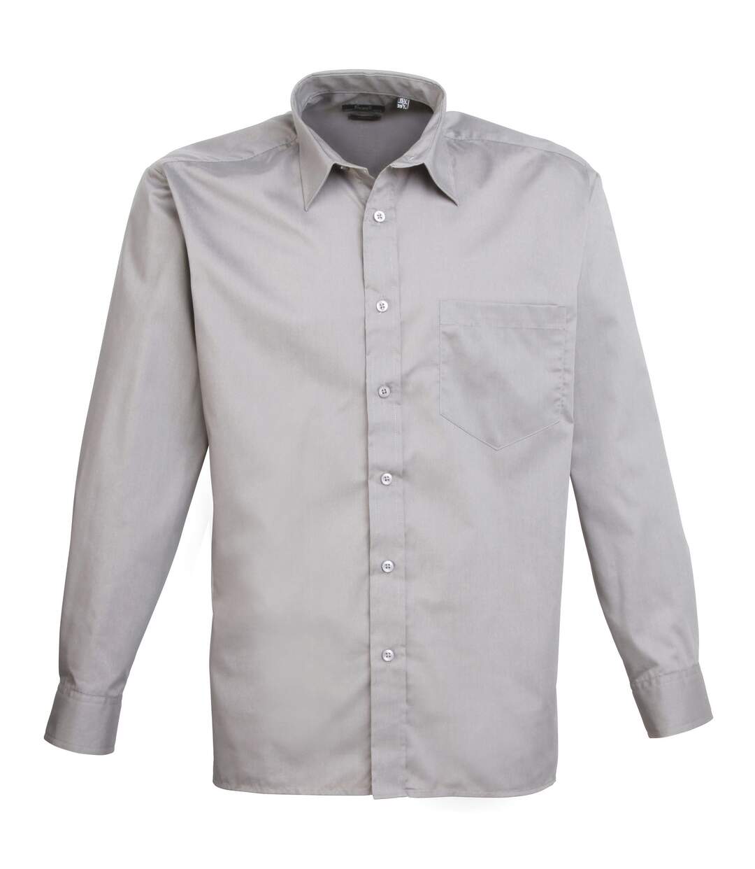 Chemise formelle  homme argent Premier-1