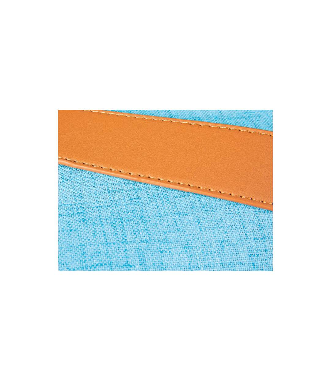 Pouf de Rangement à Anse Dumont 42cm Turquoise-5