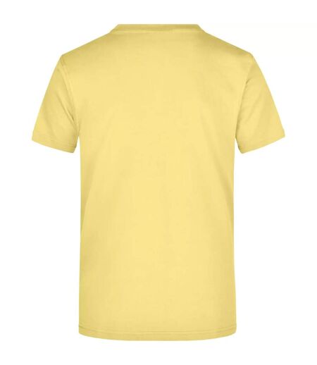 T-shirt Adulte Jaune Clair James And Nicholson