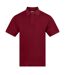 Mens Pro Moisture Wicking Polo Shirt Burgundy PRO RTX-1