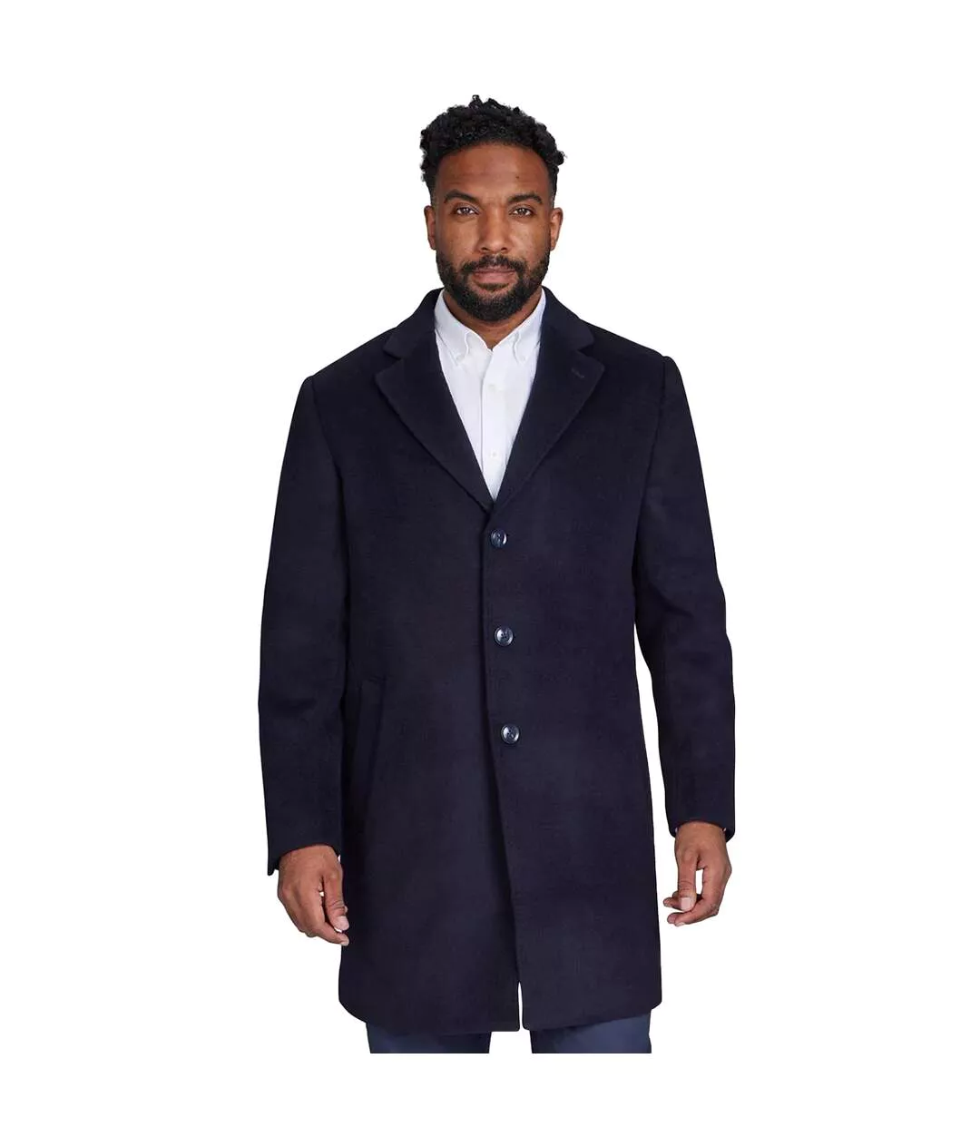 Manteau homme bleu marine Raging Bull-3