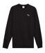 Mens Ess Fleece Sweatshirt  Black Puma-3