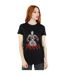 Disney Womens/Ladies Mulan Movie Sword Pose Cotton Boyfriend T-Shirt (Noir) - UTBI35569-2