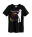 T-shirt Style The Cure Adulte Noir Amplified-1