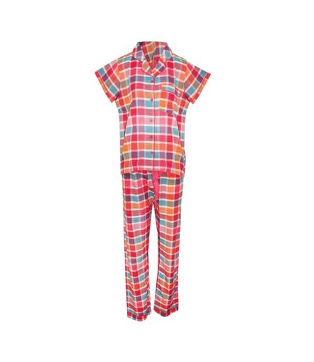 Womens/ladies button down top & bottom pajama set forever dreaming