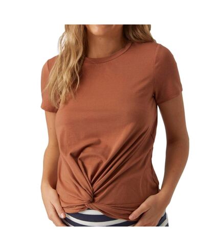 T-Shirt de Grossesse Terracotta Femme Mamalicious Macy - L