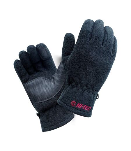 Hi-Tec Womens/Ladies Bage Ski Gloves (Stretch Limo/Sangria) - UTIG1337