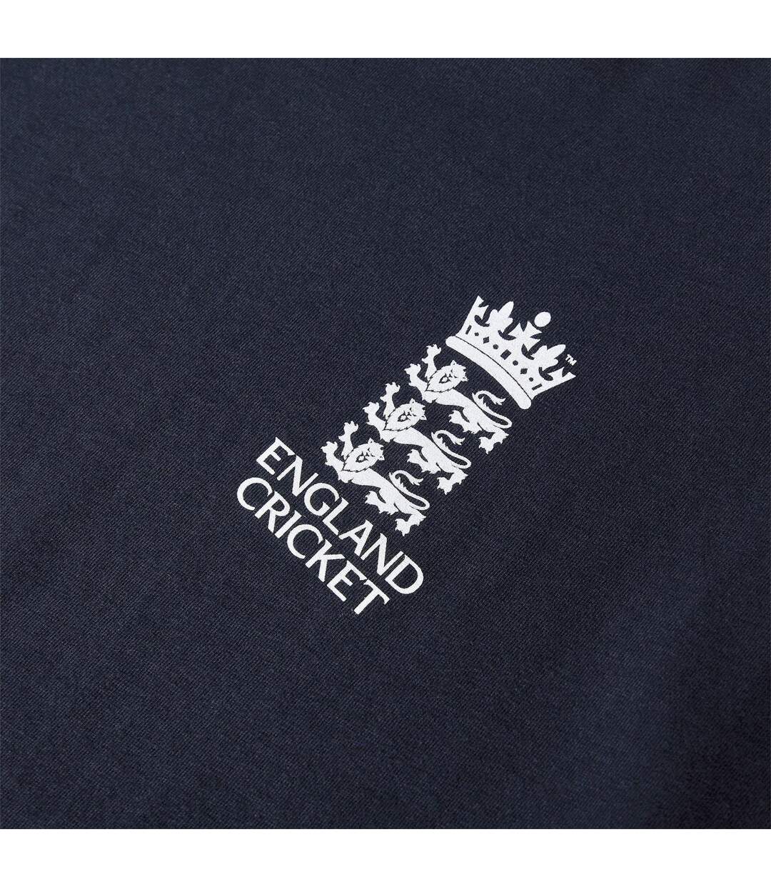 Mens England Cricket Regular T-shirt Navy Castore-3