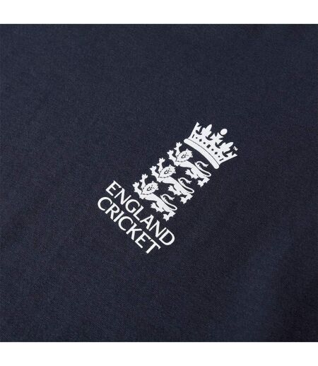 Mens England Cricket Regular T-shirt Navy Castore