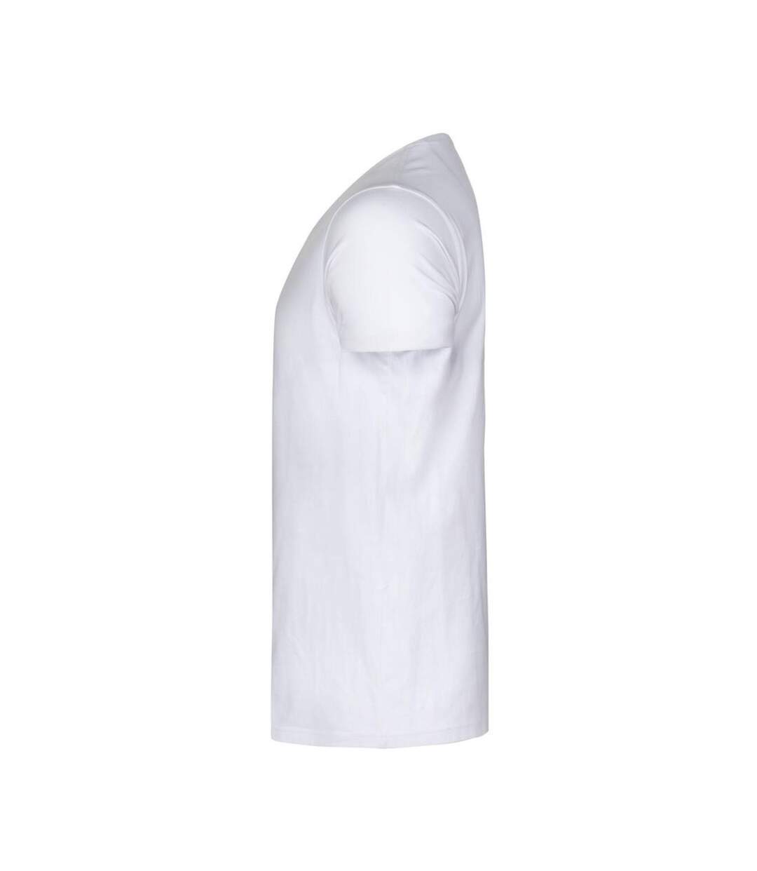 Mens Twoville Melange T-shirt White James Harvest-4