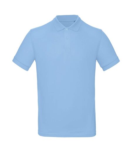 Collection mens inspire polo shirt sky blue B&C