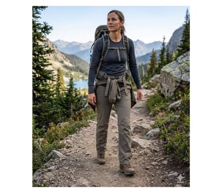 Pantalon Ogalo 111183U001 Noisette : le pantalon réglable pour un confort sur-mesure