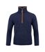 Mens Sherpa Fleece Half Zip Pullover Navy Jack Pyke-1