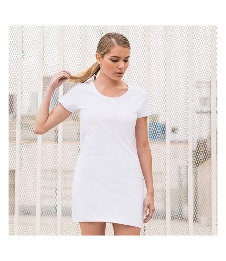 T-shirt robe femme blanc Skinni Fit