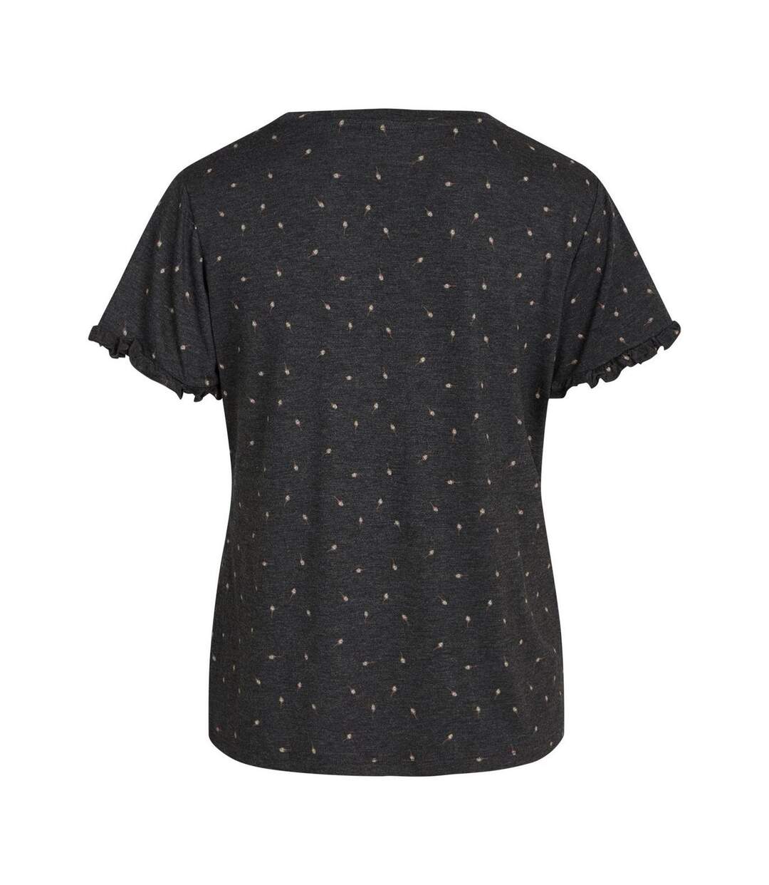 T-shirt Motif/style Fleurs Jordan Femme Gris Foncé CCDK Copenhagen-3