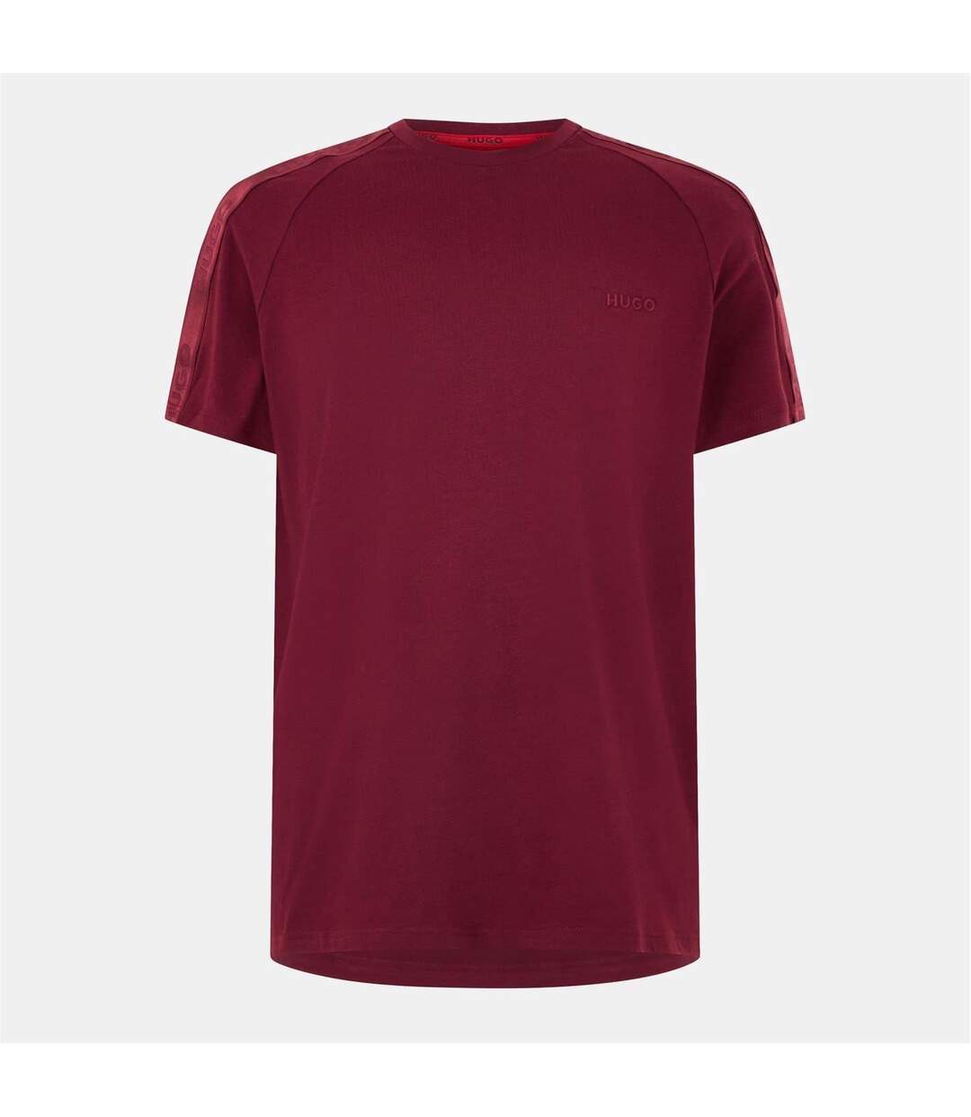 T-shirt Motif/style Bande Sporty Homme Rouge Hugo-1