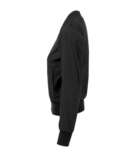 Blouson D'aviateur Femme Noir Build Your Brand