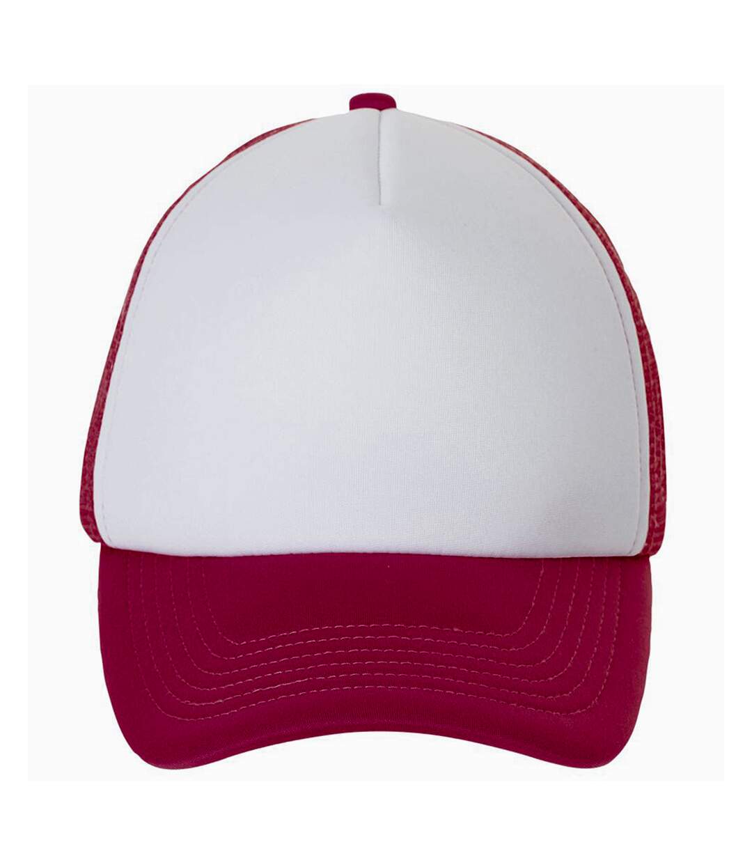 Casquette adulte unisexe blanc/corail fluo SOLS