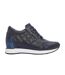 Baskets Motif/style Matelassé Femme Bleu Marine Mod-1