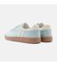 Mens Monaco Suede Cupsole Trainers Green Sand Patrick-3