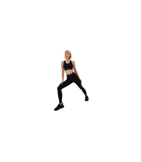 Brassière De Sport Motif/style Logo Femme Noir Everlast
